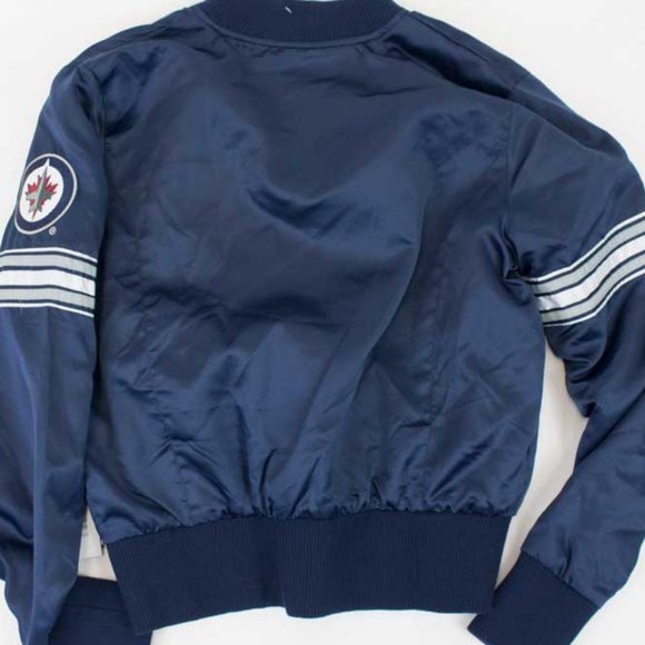 WOMEN MEDIUM WINNIPEG JETS STARTER JACKET - Picture 2 of 2